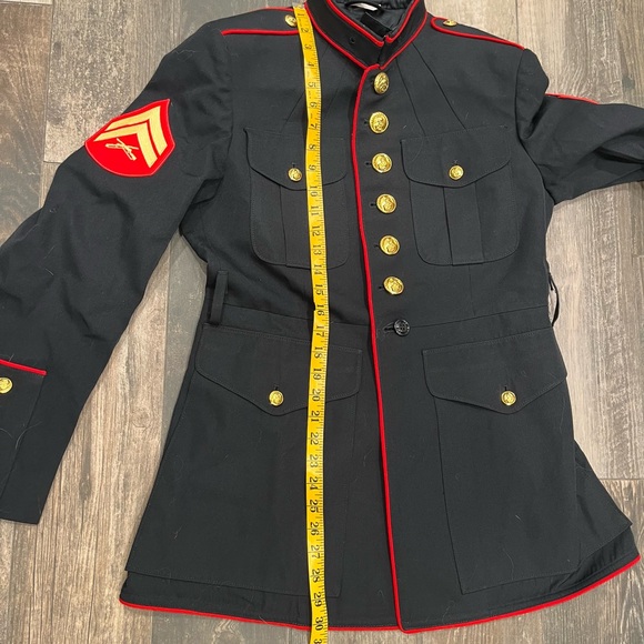 US Marine Corps Service Dress Uniform Jacket Coat 40S Crown clothing co. - Picture 9 of 9